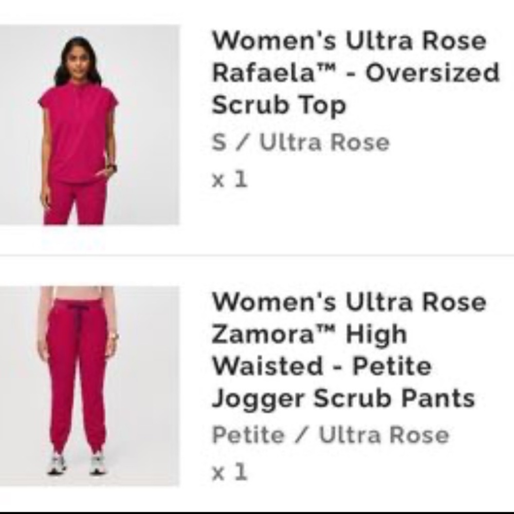 Set of Figs Scrubs